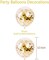 50pcs Gold Confetti Latex Balloons, 12 inch Gold Balloons with Golden Paper Dots for Graduation Wedding Birthday Baby Shower Party Decorations